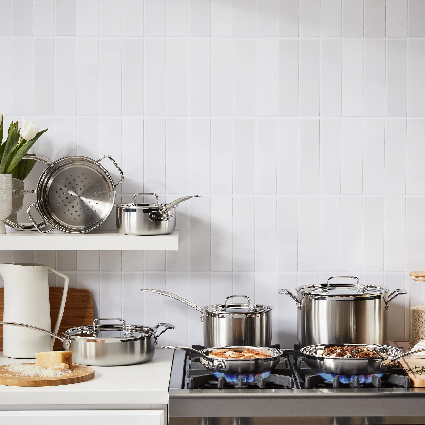 Cuisinart Multiclad Pro Triple Ply 12 - Piece Stainless Steel Cookware Set