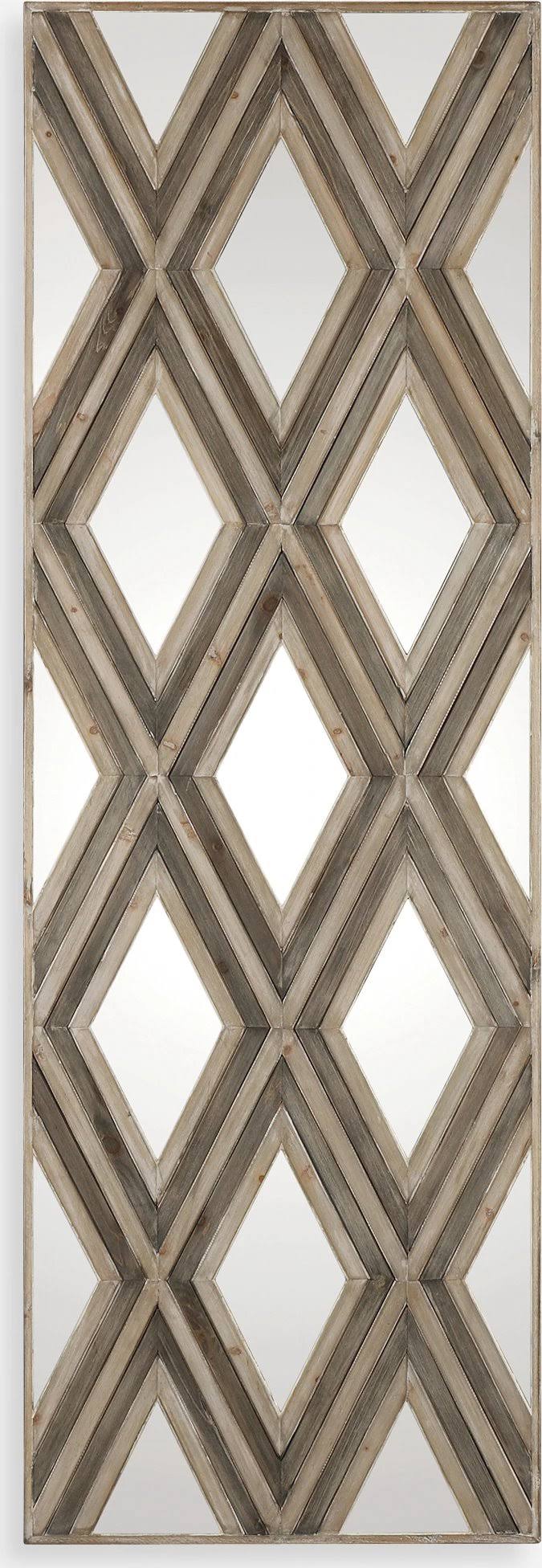 Uttermost Tahira Geometric Argyle Pattern Wall Mirror