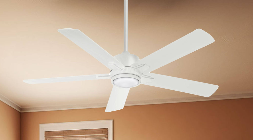 Minka-Aire F619L-WHF Stout 54" Ceiling Fan, Flat White