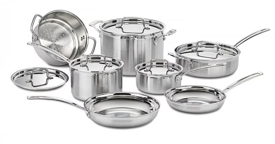 Cuisinart Multiclad Pro Triple Ply 12 - Piece Stainless Steel Cookware Set