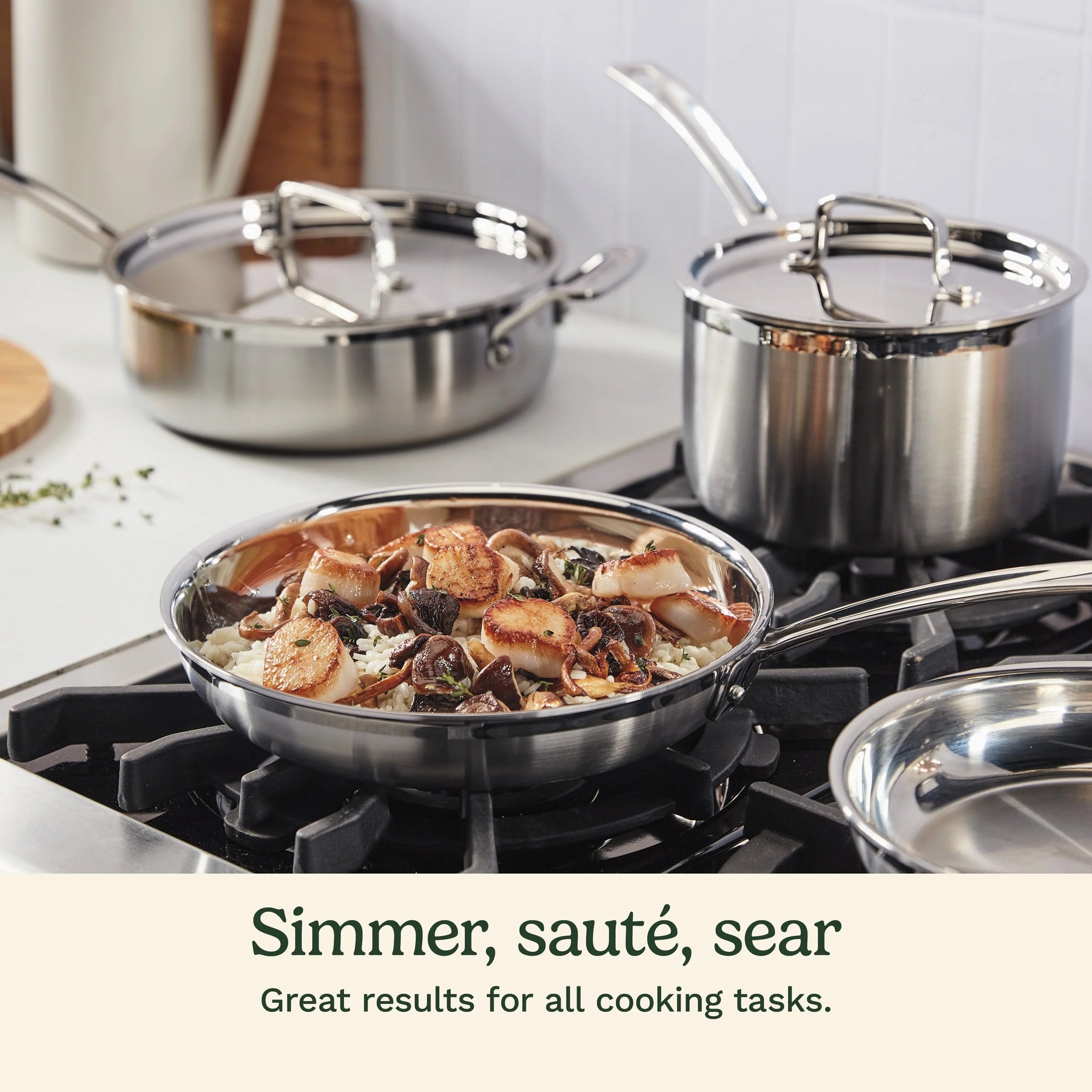 Cuisinart Multiclad Pro Triple Ply 12 - Piece Stainless Steel Cookware Set