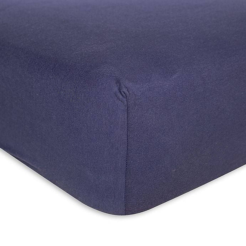 Burt's Bees Baby Indigo Organic Cotton Fitted Crib Sheet